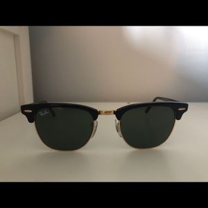 Raybans Clubmaster Gold